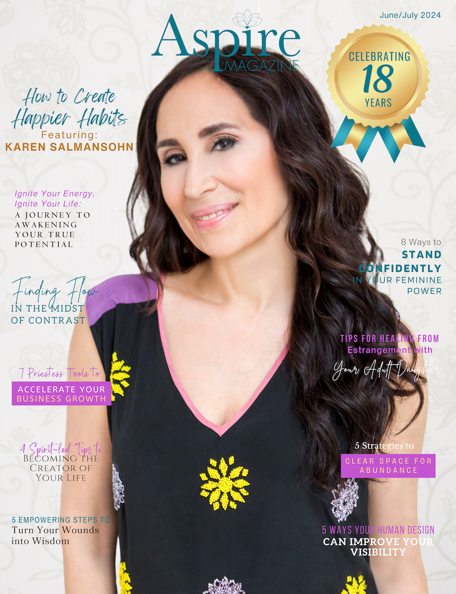 Karen Salmansohn | Aspire Magazine | June/July 2024